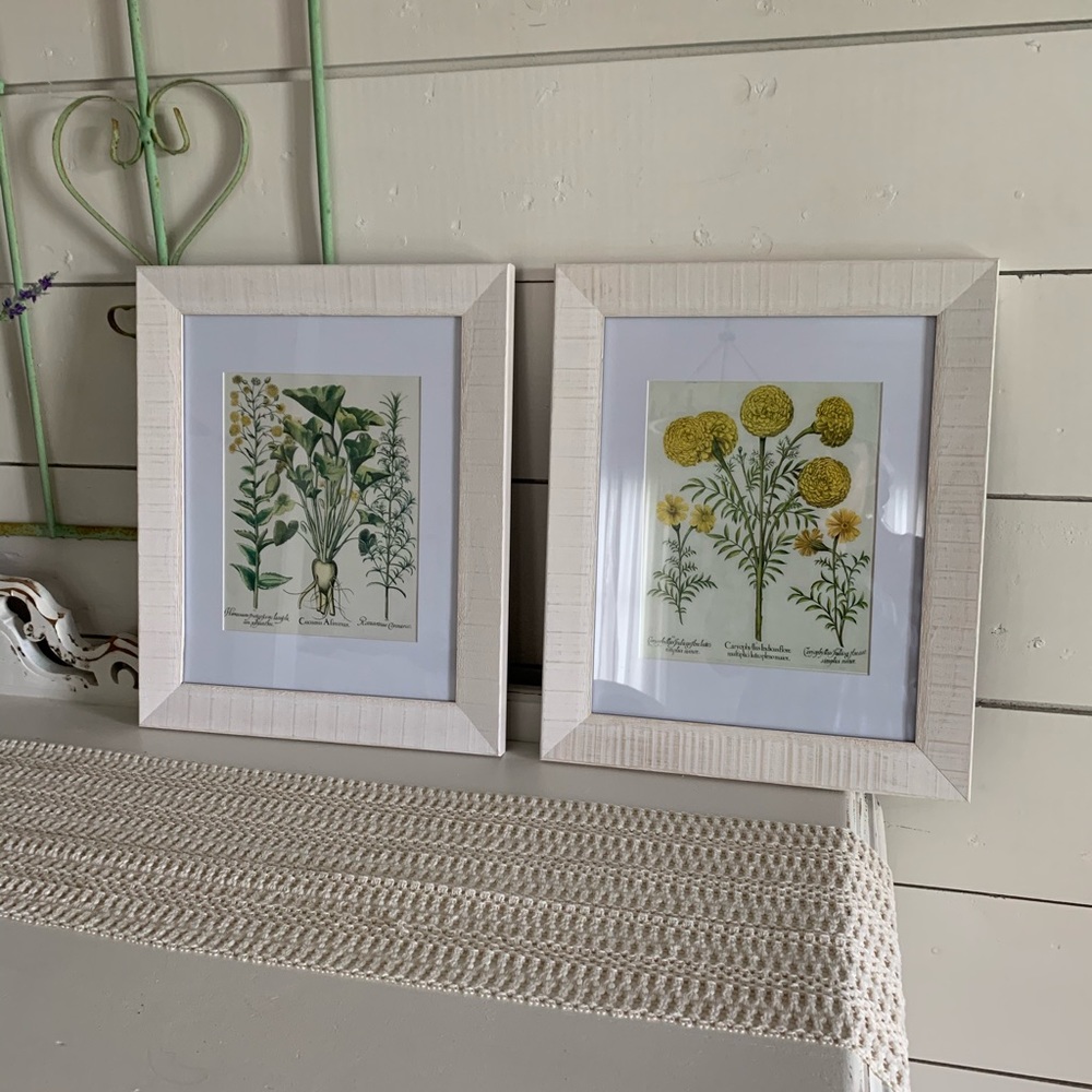 Vintage garden wall art set